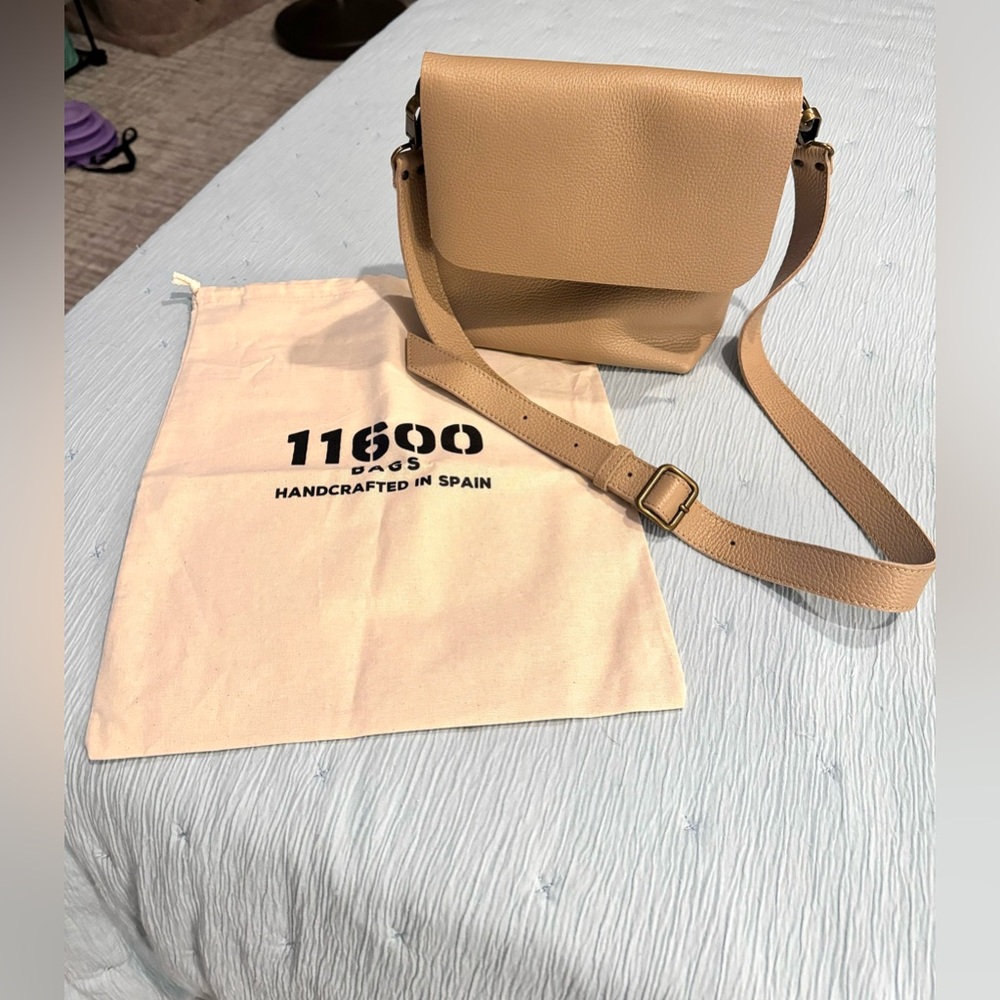 Genuine Leather Crossbody Purse